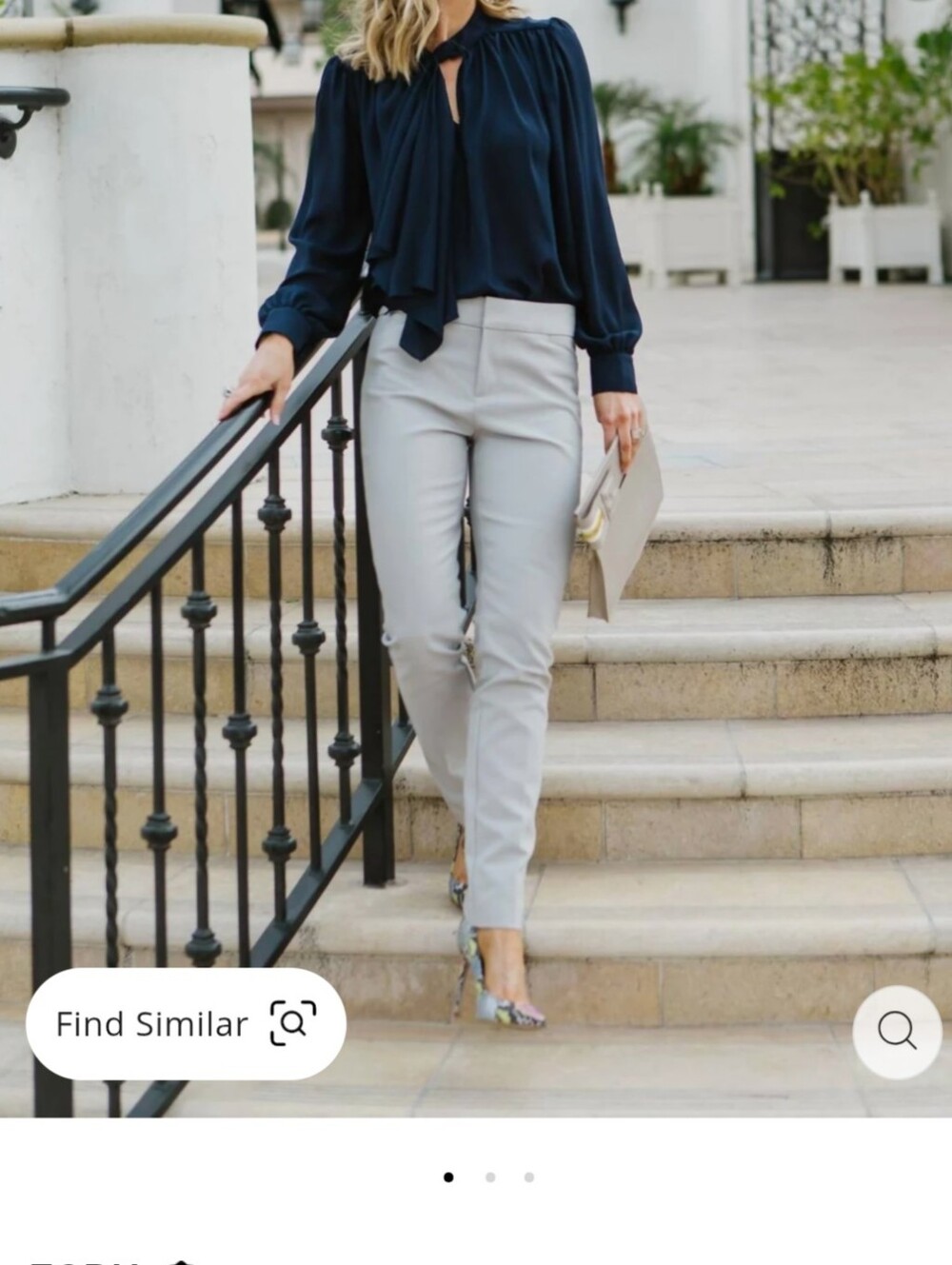 ecru Women's Pants in Light Gray